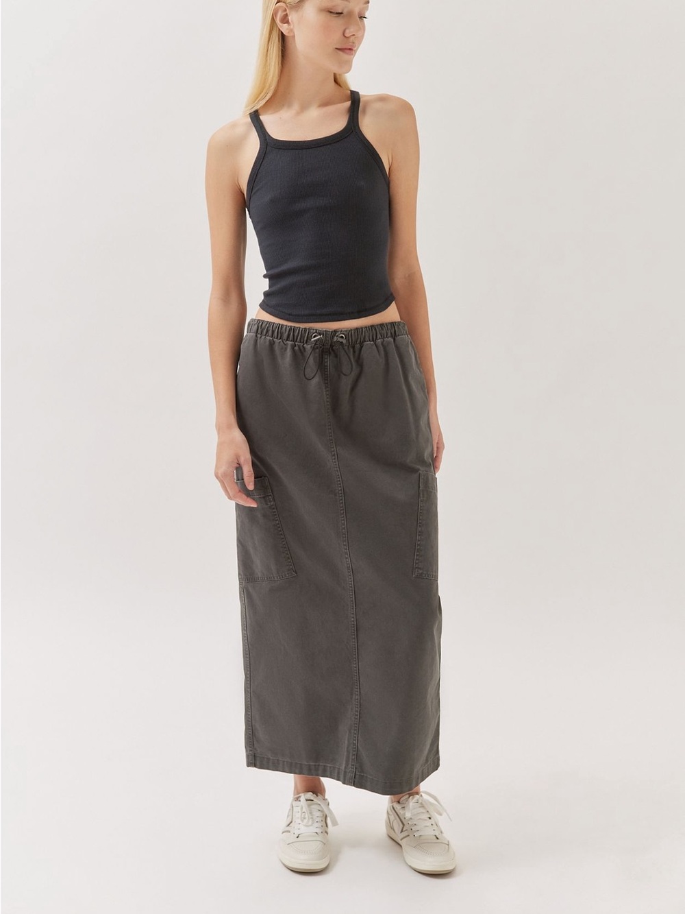 BDG Ulla cargo midi skirt